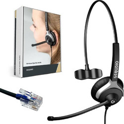 Gequdio WA9004 VOIP Headset 1-ear for Unify with cable