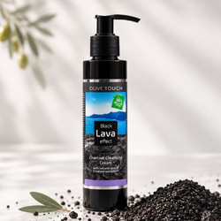 Propharm Olive Touch Black Lava Effect Charcoal Cream Λάδι Ντεμακιγιάζ 150ml