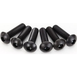 4 x 15 mm Button-Head SCREWS HEX DRIVE (6 PCS ) - TRAXXAS 2594