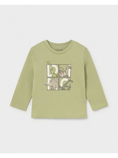 MAYORAL T-Shirt μακρ/κο δεινοσαυροι - 16-02006 - ΑΓΟΡΙ - χακι