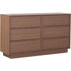 Μπουφές Tobac 09-2190 137x39x80cm Dark Walnut-Black Μελαμίνη