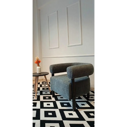Stewe Home Πολυθρόνα Buklet Γκρι 738315