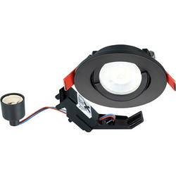 Χωνευτό Φωτιστικό Σποτ Sylvania Inset Trend 75 GU10 IP44 95mm Black 84102