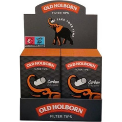 Φιλτράκια ενεργού άνθρακα Old Holborn 5,7mm extra slim CARBON 54, κουτί 20 τεμαχίων 5213015522275