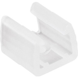 GLOBOSTAR(R) NEOVALE-A 70622 Βάση Στήριξης για Neon Flex LED Αδιάβροχο IP65 - Διάφανο - Μ1.4 x Π1.3 x Υ1cm