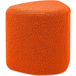 Σκαμπό Coco Orange Ξύλο πεύκου/Υφασμα Μπουκλέ Ύ: 35,0 Β: 35,0 Μ: 45,0 εκ