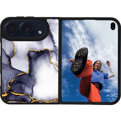 Sonique Marble Series Θήκη Purple Grey (iPhone 18 Duo)