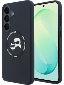 Karl Lagerfeld Silicone Karl & Choupette Heads Magnetic Θήκη Samsung Galaxy S26 FE Black (KLHMS26FESKCHTCK)