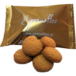 Μπισκότα Getcoffee Πορτοκαλιού - 100 τεμάχια (600g) ατομικά
