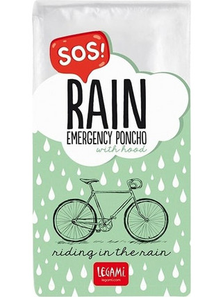 LEGAMI RAIN PONCHO ΜΕ ΚΟΥΚΟΥΛΑ ΓΙΑ ΕΝΗΛΙΚΕΣ ONE SIZE