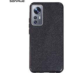 Sonique Shiny Back Cover Black (Xiaomi 12 / 12X)