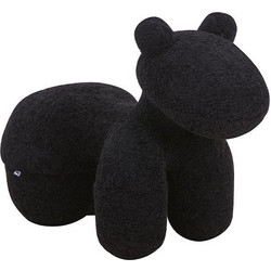 ΣΚΑΜΠΟ-ΠΟΥΦ Fylliana Teddy ΜΑΥΡΟ ΧΡΩΜΑ 55x110x83εκ