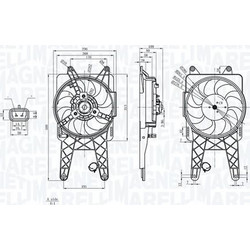 Magneti Marelli 069422818010 - MTC818AX-ΒΕΝΤΙΛΑΤΕΡ FIAT SEICENTO 187 1998-2010