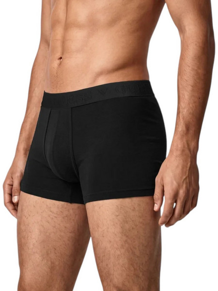 Guess Hero Trunk Ανδρικά Μποξεράκια Σετ 3Pack Μαύρα U6BG02K5357-JBLK
