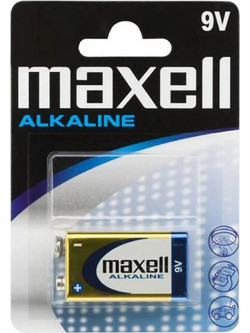 Maxell Alkaline 9V 1τμχ