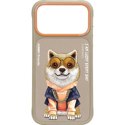 Nimmy Glasses Cool Dog Θήκη Beige (iPhone 18 Pro Max / 17 Pro Max)