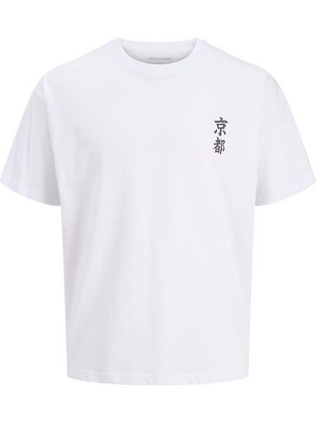 JACK&JONES JJBOYE TEE SS CREW NECK 12300395-BRIGHT WHITE White