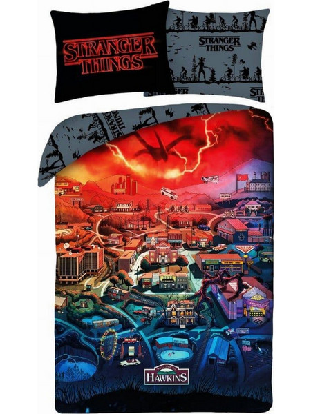 Stranger Things - Σετ Παπλωματοθήκης (Παπλωματοθήκη & Μαξιλαροθήκες)