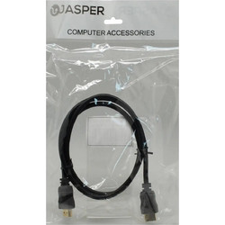 Jasper Καλώδιο HDMI 1.4 HDMI Male to HDMI Male 3m Black