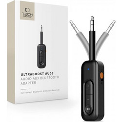 Αντάπτορας Ήχου Tech-Protect Ultraboost AU03 Bluetooth 6.0 AUX 3,5 mm - Πομπός & Δέκτης, Μαύρος