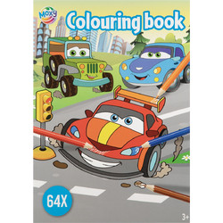 Moxy - Coloring Book A4 64 Pages - Cars (150129) - Toys