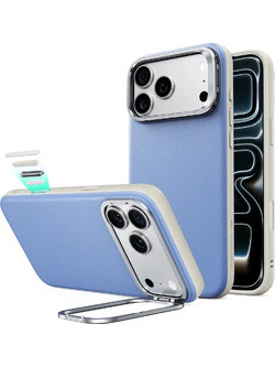 ESR Atelier Leather Kickstand MagSafe Case iPhone 18 Pro / 17 Pro Θήκη Light Blue