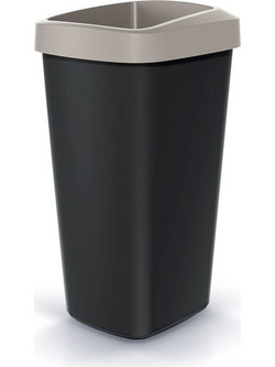 Keden κάδος απορριμμάτων Compacta Q καφέ/μαύρος 25lt NSBO25-WG5C
