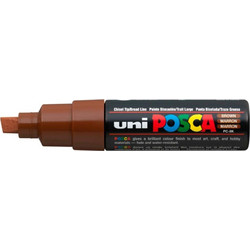 ΜΑΡΚΑΔΟΡΟΣ UNI POSCA PC-8K ΚΑΦΕ