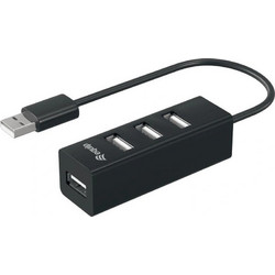 Equip 128955 USB Hub 2.0 USB-A με 4 Θύρες USB-A