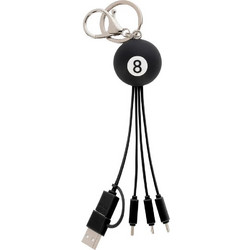 Legami 6 in 1 Keychain Charging Cable - Link Up-Καλώδιο Φόρτισης- 8 Ball - Legami