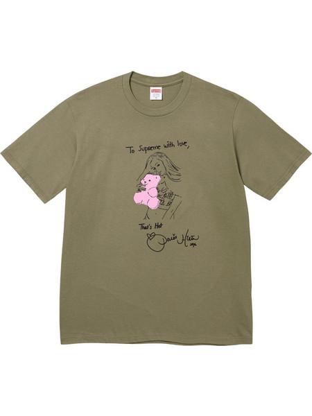 Supreme Paris Tee 'Light Olive'