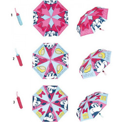 ΠΑΙΔΙΚΗ ΟΜΠΡΕΛΑ ΣΠΑΣΤΗ MINNIE MOUSE 3 ΣΧΕΔΙΑ WD14746