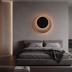 Πλαφονιέρα LED 36W 2700K-3000K-4000K dimmable cappuccino - σαγρέ μαύρο μεταλλική
