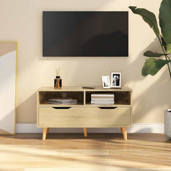 vidaXL Έπιπλο Τηλεόρασης Ξύλινο Sonoma Μ90xΠ40xΥ48.5cm 326780