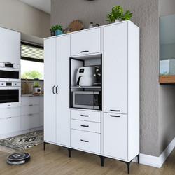 Multi Purpose Cabinet JE144 - 3114 White 160x40x198.6 cm
