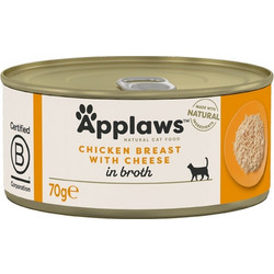Applaws Adult with Chicken & Cheese in Broth 70gr