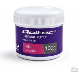Qoltec High Conductivity Thermal Paste 4 W/m-k 100 G Pink