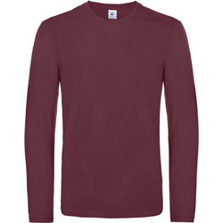 Mακρυμάνικο T-Shirt E190 LSL B & C TU07T Burgundy