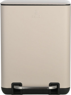Estia Χαρτοδοχειο Μπανιου Cubic Soft Close 6lt Taupe
