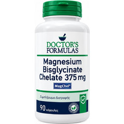 Doctor's Formulas Magnesium Bisglycinate Chelate 125mg 90 Κάψουλες