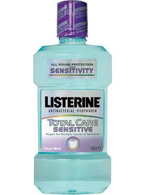 Listerine Total Care Sensitive Στοματικό Διάλυμα για Ευαίσθητα Δόντια Κατά της Πλάκας 500ml