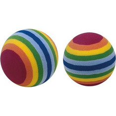 Ferplast-PA 5404 Rainbow Ball Λαστιχένια Μπάλα