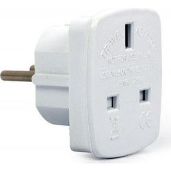 CABLEXPERT AC POWER ADAPTER UK SOCKET TO EU SCHUKO PLUG 7,5A A-AC-UKEU-001