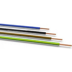 Mονόκλωνο καλώδιο 1 x 1.50 mm HO7V-U PVC (ΝΥΑ) ΓΚΡΙ