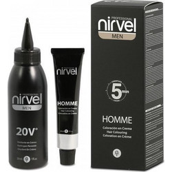 Nirvel Men 5 Home Hair Cream CT6 Καστανό Σκούρο Ανδρική Ημιμόνιμη Βαφή Μαλλιών Χωρίς Αμμωνία 30ml