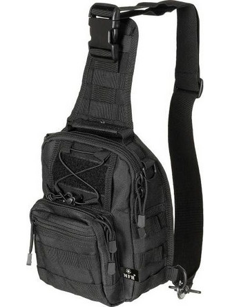 MFH Tactical Shoulder Molle Bag Black