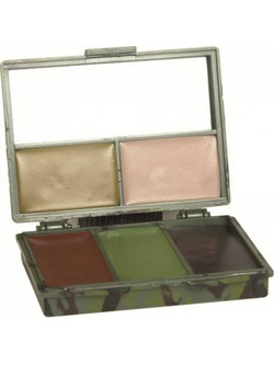 Mil-Tec 5 Colors Face Paint Set w/ Mirror