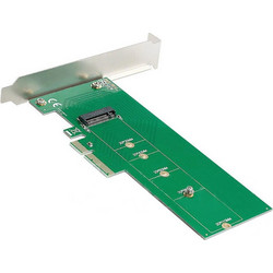 M2 SATA (NGFF) M Key SSD to PCI-E 3.0 x4 Lane Adapter Card (Oem) (Bulk)