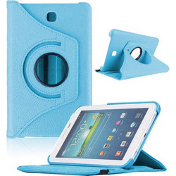 Δερμάτινη Θήκη Περιστρεφόμενη για το Samsung Galaxy Tab A 8" SM-T350 T355 Γαλάζια (OEM)