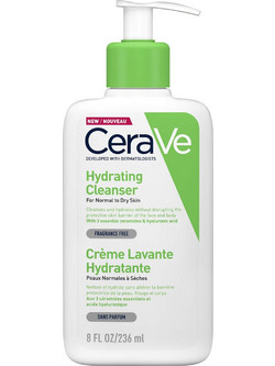 CeraVe Hydrating Cleanser Κρέμα Καθαρισμού Προσώπου για Ακμή 236ml